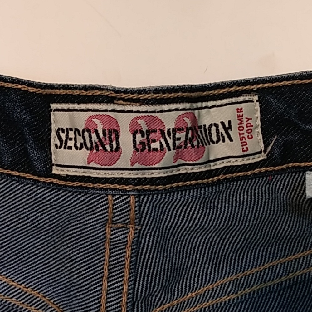 Second Generation Floral Embroidered Jeans Bootcu… - image 6